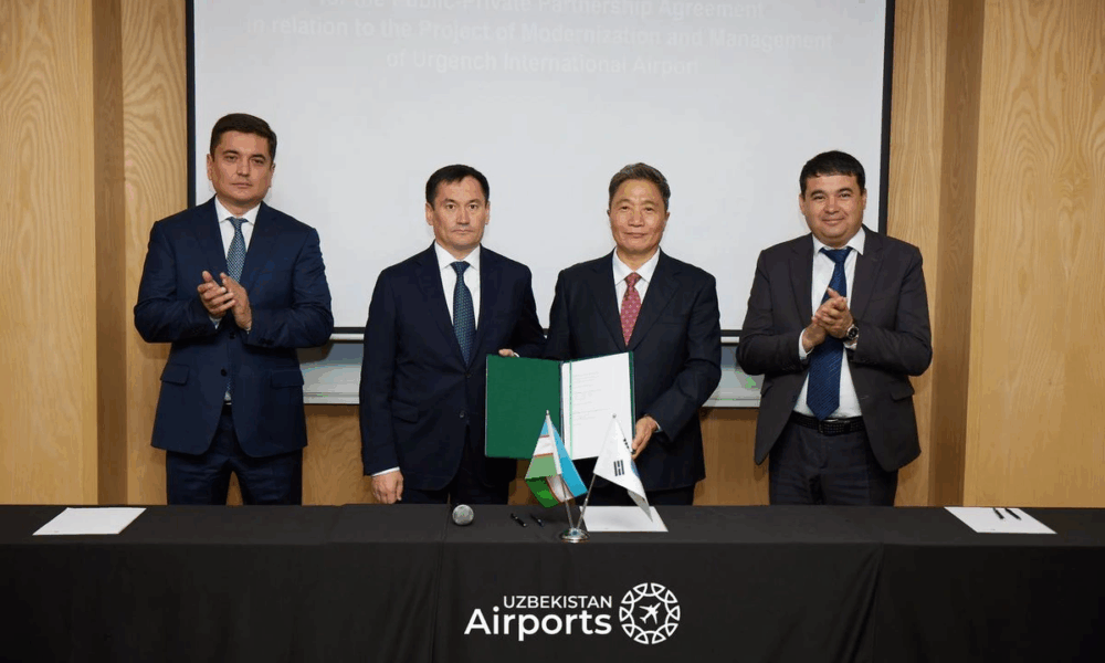 Uzbekistan Airports и Incheon подпишут проект по Ургенчу