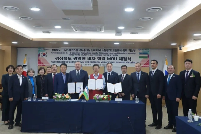 Кёнсан-букдо будет оформлять визы E-7 для узбекистанцев