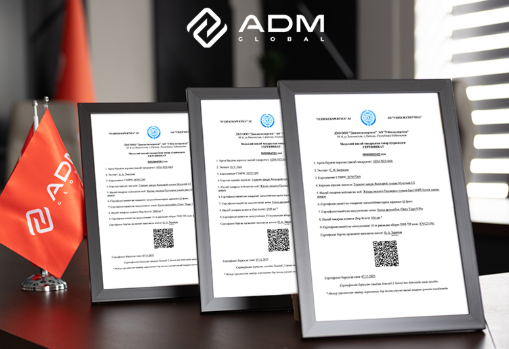 ADM Jizzakh подтвердил статус локального производителя